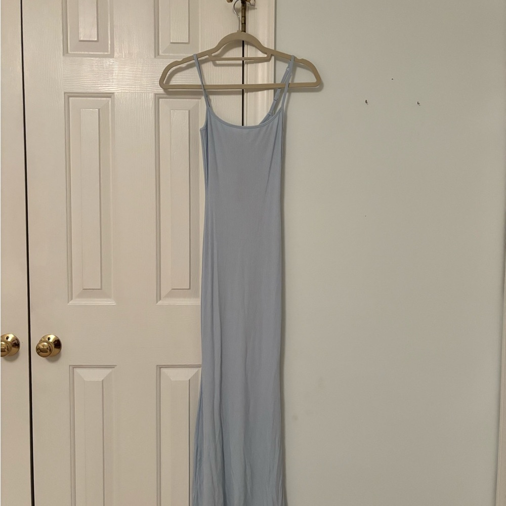 SKIMS Light Blue Maxi Dress